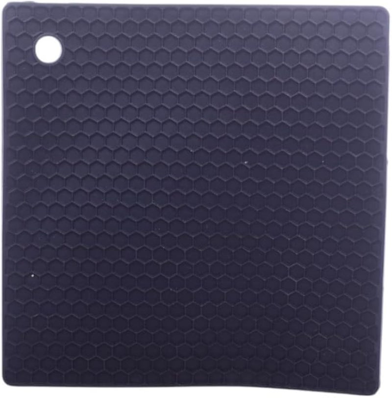 Square Silicone Coaster - Black